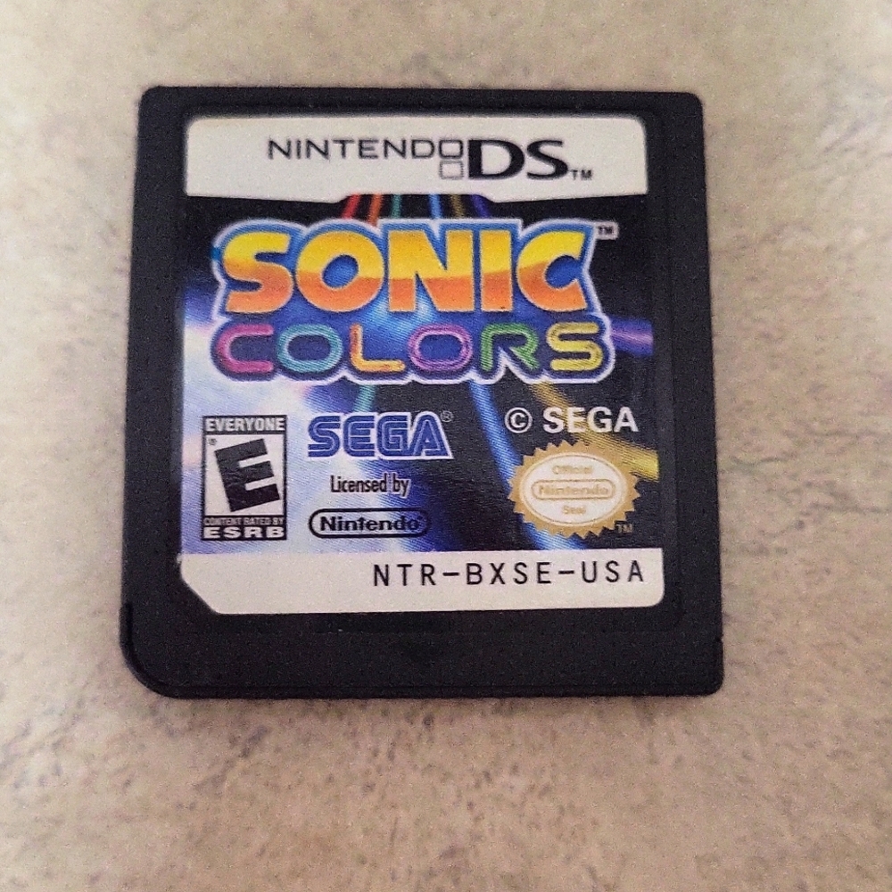 Nintendo Ds Sonic Colors Sega Game